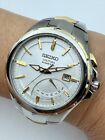 Seiko Coutura Kinetic Two Tone Sapphire Crystal Stainless / Gold 43mm SERVICED