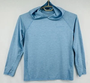 Vineyard Vines Boys Girls LARGE (16) Performance Long Sleeve Hoodie Blue Unisex - Picture 1 of 8