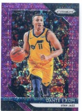 2018-19 Panini Prizm FAST BREAK PRIZMS Purple #/75 #163 Dante Exum - Utah Jazz