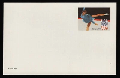 #UX82 14c 1980 Olympics: Women's Figure Skating, Mint **ANY 5=FREE SHIPPING** - Image 1 of 2