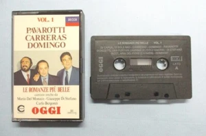 Cassette Pavarotti Carreras Domingo Le Romanze Plus Belles, Vol. 1, Originale - Picture 1 of 2