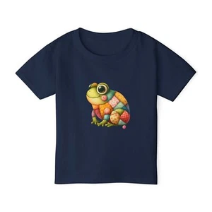 Heavy Cotton� Toddler T-shirt Patchwork Frog - Picture 1 of 29