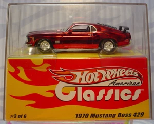 2003 Hot Wheels American Classics 1970 MUSTANG BOSS 429 #3∞red∞∞#4701/5000∞1/43 - Picture 1 of 5