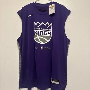 Nike x NBA Sacramento Kings ärmelloses Aufwärmshirt Player Issue 2XL - Bild 1 von 5