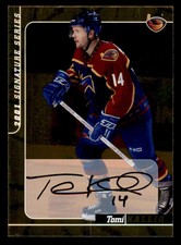 2000-01 BAP Signature Series AUTO Gold #221 Tomi Kallio