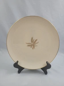 Vintage LENOX China Wheat R-442 10 1/2" 5 Dinner Plates Gold Trim 1940s. 71 - Picture 1 of 8