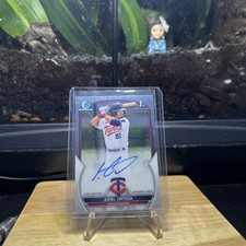 Minnesota Twins Prospect Jorel Ortega 2023 Bowman Chrome signed 1st Edition card