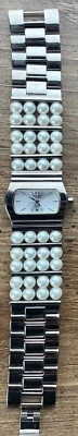 Omax Watch Ladies Crystal Waterproof Wrist Watch PE0004 w/New Battery WORKING! - Image 1 of 4