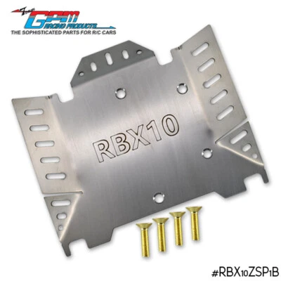 GPM Stainless Steel Chassis Protection Plate (Hollow Version) For Axial 1/10 - Image 1 of 4