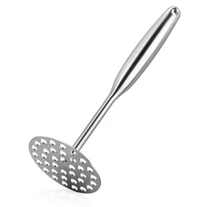 Stainless Steel Potato Masher - Heavy Duty Mashed Potato Maker, Avocado, Swee... - Picture 1 of 8