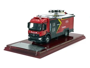 1:43 Mercedes-Benz AROCS Unmanned Aerial Vehicle China Fire Truck model Resin - Picture 1 of 10