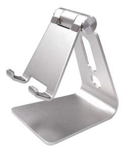Helit The Lite Stand H2380100 Mobile Phone Holder Silver - Photo 1 sur 5