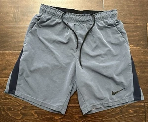 Herren Nike Flex 2.0 8 "blau/schwarz Logo Swoosh Flex Trainingsshorts - Medium - Bild 1 von 10