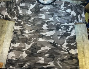 Camisa De Colección Conic Malla Jersey Camuflada XL 90s Grunge Streetwear Y2K - Imagen 1 de 5