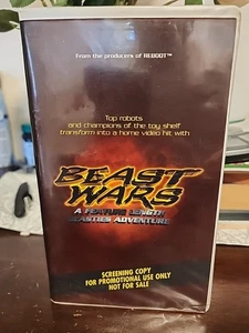Beast Wars (VHS, 1990s) Screening Copy Promo Clamshell Case VHTF - Picture 1 of 7