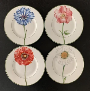 4 Villeroy & Boch Flora 8.5” Plates House & Garden Collection Tags Unused - Picture 1 of 7