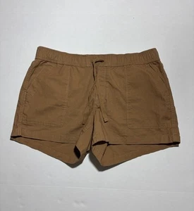 Pantaloncini The North Face taglia L donna Rideside pull on cargo marrone kaki NUOVI - Foto 1 di 10