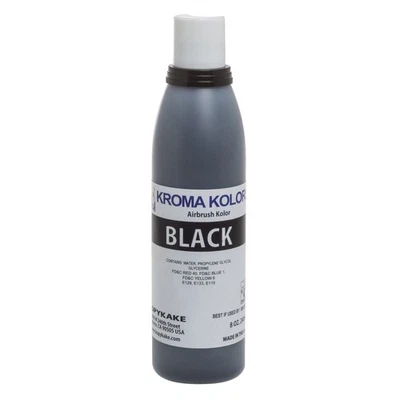 Garrafa preta Kroma Kolor, 9 oz (para unidades de pistola de ar) - Imagem 1 de 2