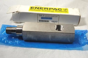 Adaptador de calibre NPTF genuino Enerpac GA2 1/2" 10.000 psi 700 bar extremos de 3/8" - Imagen 1 de 2