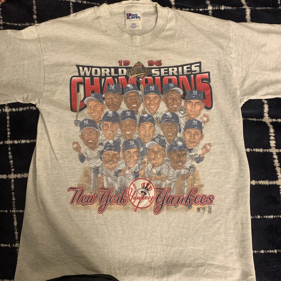 Camiseta De Colección 1996 MLB New York Yankees "Campeones de la Serie Mundial" Foto 1 de 4
