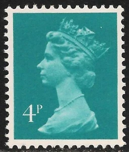 Great Britain #MH44 VF MNH - 1981 4p Queen Elizabeth II / Machin Type b - Picture 1 of 1