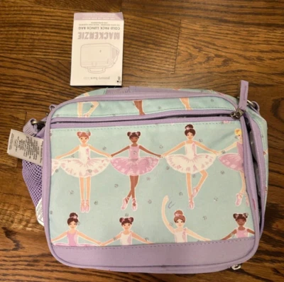 Pottery Barn Kids Mackenzie Ballerina Lunch Box Cold Pack Name Removed  NWT - Image 1 of 3