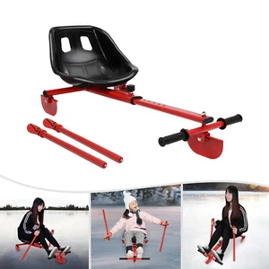 Tabla deslizante de trineo de esquí con bastón de patinaje sobre hielo - Diseño duradero y ajustable - Imagen 1 de 15