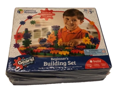 Learning Resources Gears Construction Beginner New Building Set 9162 Sealed - Image 1 of 2