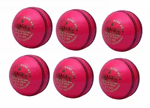 Cricket ball HIGH Quality 4 Piece Hand Stitched+ Free shipping -6 PC CW - Picture 1 of 6