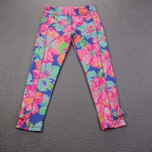 Lilly Pulitzer Melody Luxletic Leggings Girls Large (8-10) Multicolor Floral - Picture 1 of 10