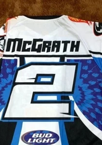 CUSTOM DESIGN JERSEY MOTOCROSS SUPERCROSS AHRMA JEREMY MCGRATH BUD LIGHT 250 - Picture 1 of 5
