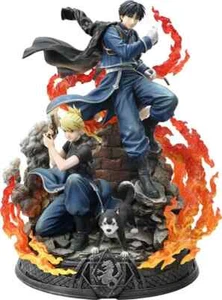 Figure Roy Mustang Riza Occhio di Falco Versione Dx Fullmetal Alchemist Concept Masterlin - Foto 1 di 16
