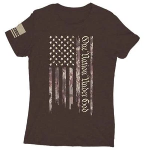 Howitzer Style Women's T-Shirt One Nation Military Grunt MFG - Picture 1 of 6