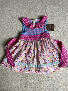 Matilda Jane Baby Girl's Sleeveless Sundress - size 2 - NWT!!