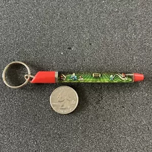 OSU Ohio State Buckeyes Float Floaty Vintage Football Keychain Key Ring #41205 - Picture 1 of 4