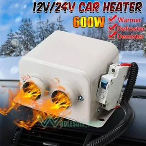 600W Car Heater Portable Electric Heating Fan Defogger Defroster Demister 12/24V - Picture 1 of 129