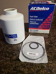 Diesel Fuel Filter Kit ACDelco Replace Chevy GMC OEM# 89016324 With Gaskets. - Picture 1 of 7