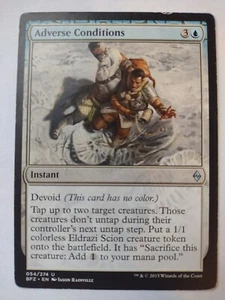 MTG Magic The Gathering Card Adverse ConditionsInstant Blue Battle For Zendikar - Picture 1 of 2