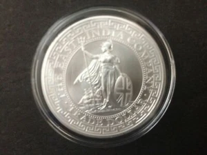 2018 St. Helena 1 oz British Trade Dollar Restrike Silver Bullion coin - Picture 1 of 2