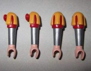 10023, 4x Arm "Römer", ocker, weinrot, silber (Europa) - Picture 1 of 1