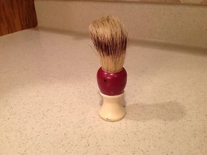 Vintage Barber Shaving Brush Erskine Sterilized A-98 Set In Rubber - Picture 1 of 10