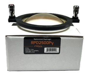 Original Factory Genuine PRV AUDIO RPD2500Py Diaphragm D2500Py & WG2500 Drivers - Picture 1 of 9