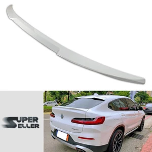 2019-2025 Fits BMW X4 G02 SUV Rear Mid Trunk Spoiler D Style Painted #300 White - Picture 1 of 7