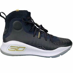 Under Armour Curry 4 Basketball Shoe Size 7.5  'Finals Champ Pack' SAMPLE Black