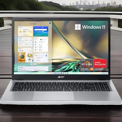 Acer Aspire 3 A315-24P-R7VH Slim Laptop | 15.6" Full HD IPS Display | AMD Ryzen  - Image 1 of 4