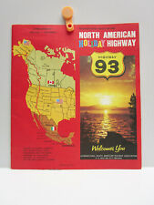 Vintage - NORTH AMERICAN HOLIDAY HIGHWAY Brochure - HIGHWAY 93 - U.S.A. 1974-75
