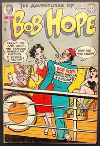 ADVENTURES OF BOB HOPE #23 1953 VG 3 PART STORY HOPE GOES TO ITALY DC HUMOR - Picture 1 of 3