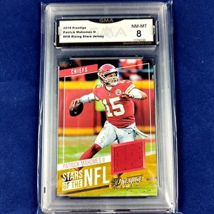 Patrick Mahomes 2019 Panini Football Card Prestige Stars NFL Jersey Certified - Picture 1 of 4