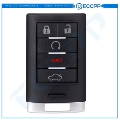 For Cadillac CTS STS 2008 2009 2010 2011 2012 2013 2014 Key Shell Remote Foto 1 de 4
