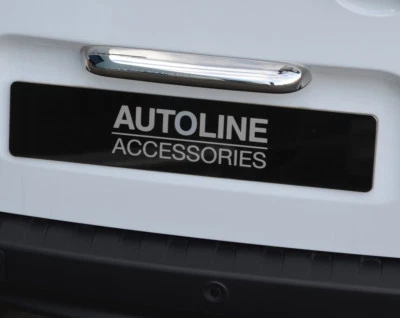 Chrome Rear Door Handle Cover Tailgate Grab Trim To Fit Renault Kangoo (2008 - Image 1 of 4
